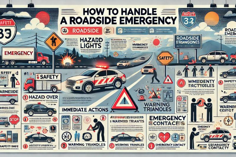 Cómo manejar una emergencia en carretera