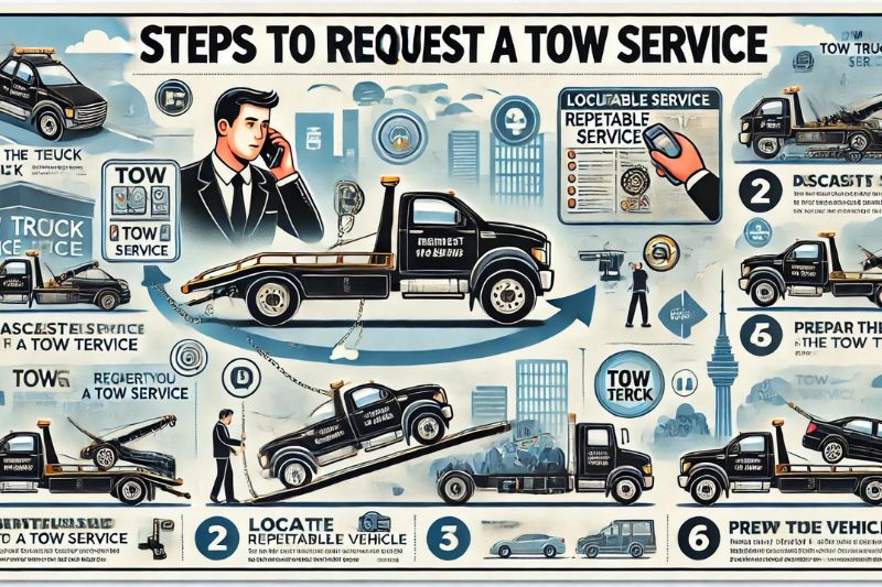 Pasos para solicitar un servicio de grúa